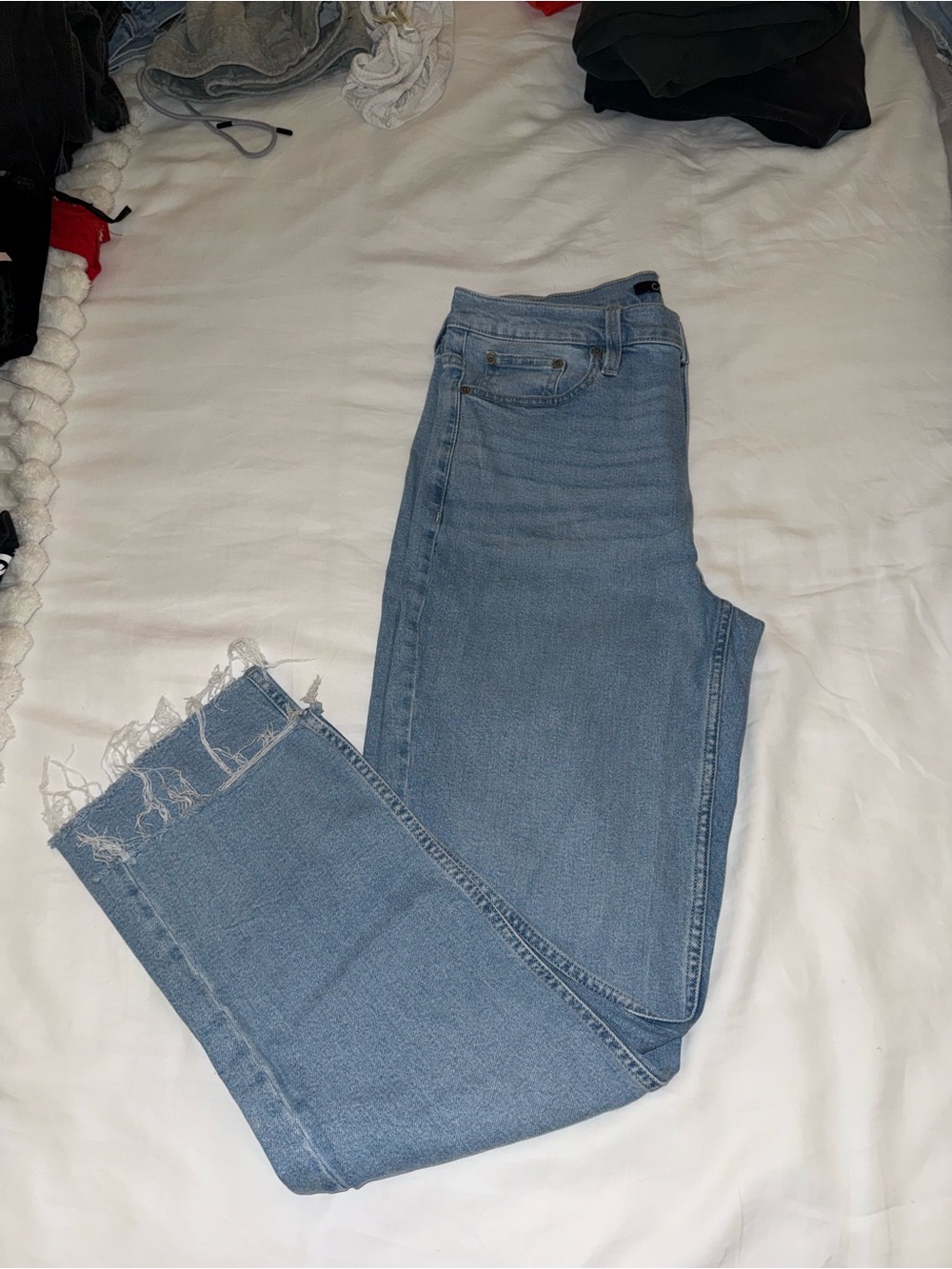 Calvin Klein Jeans Light Blue Straight Leg Women's Jeans
